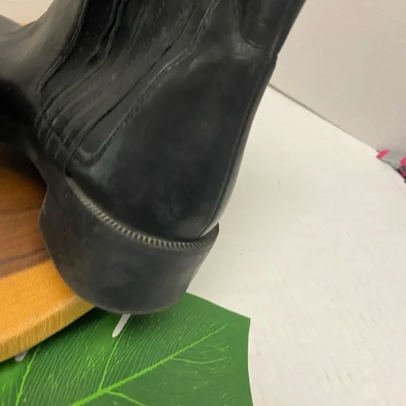 Zara Leather Slip On Boots - Picture 9 of 11